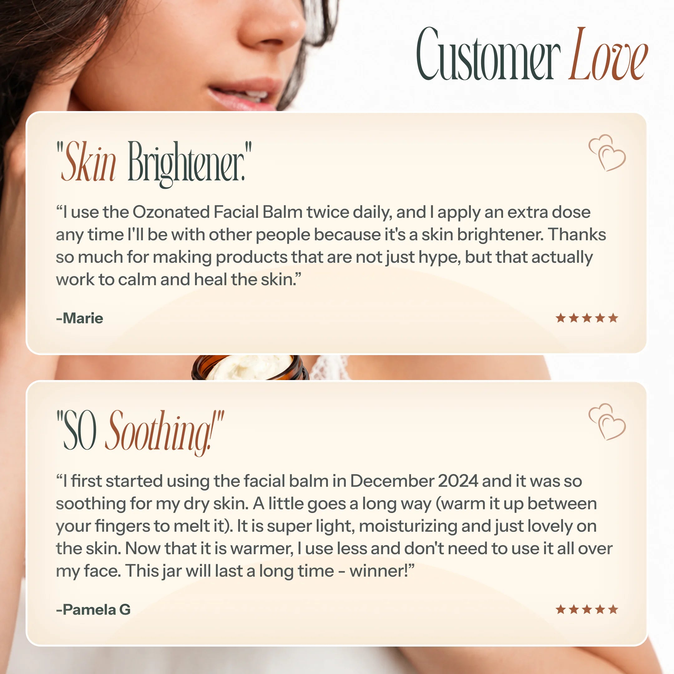 Ozonated Facial Balm