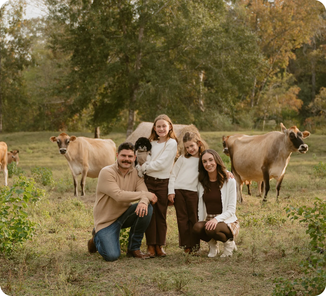 The Faithful Family Farmer family