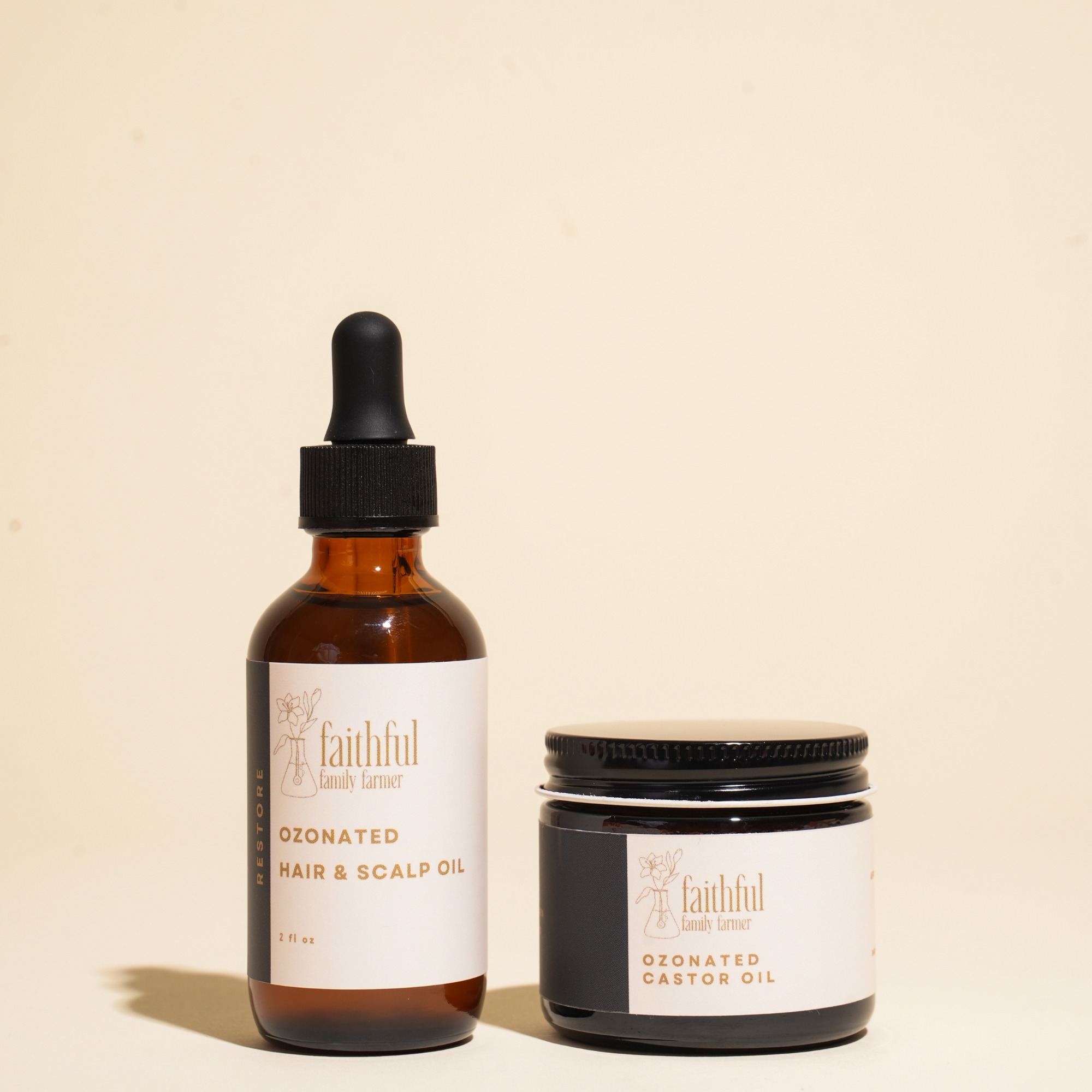 organic ozonated hair growth kit