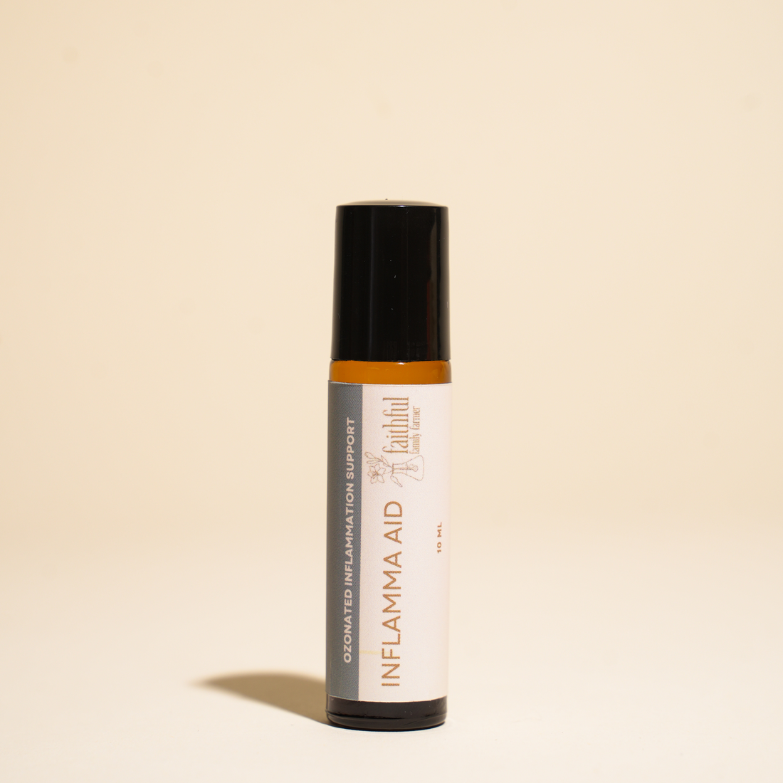 Ozonated inflammation support roller ball