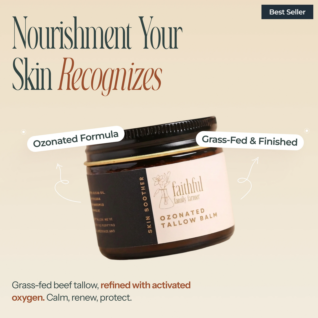 Ozonated Tallow Balm