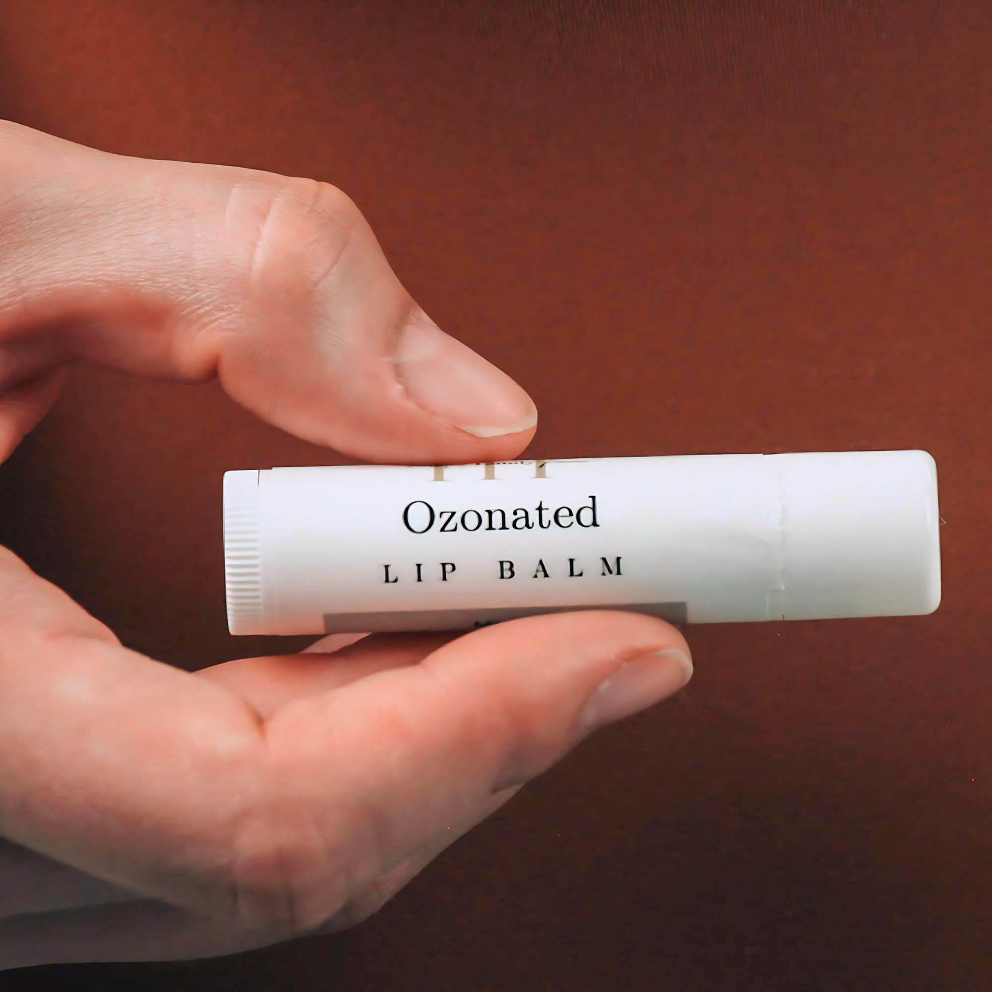 ozonated lip balm