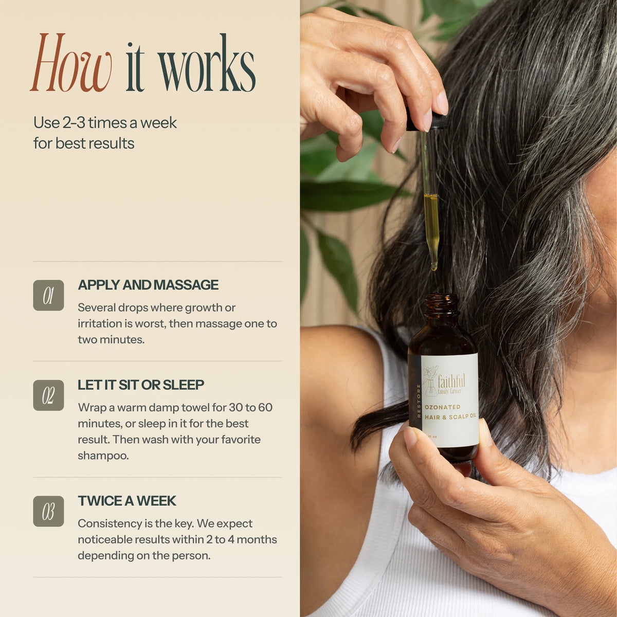 Ozonated Hair & Scalp Oil