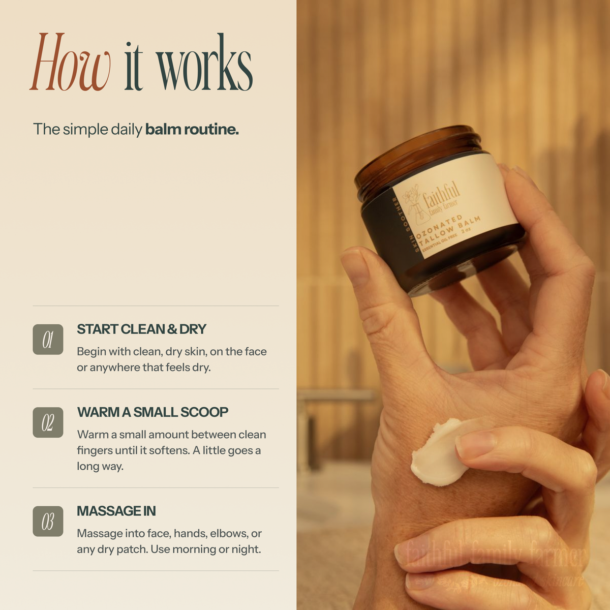 Ozonated Tallow Balm