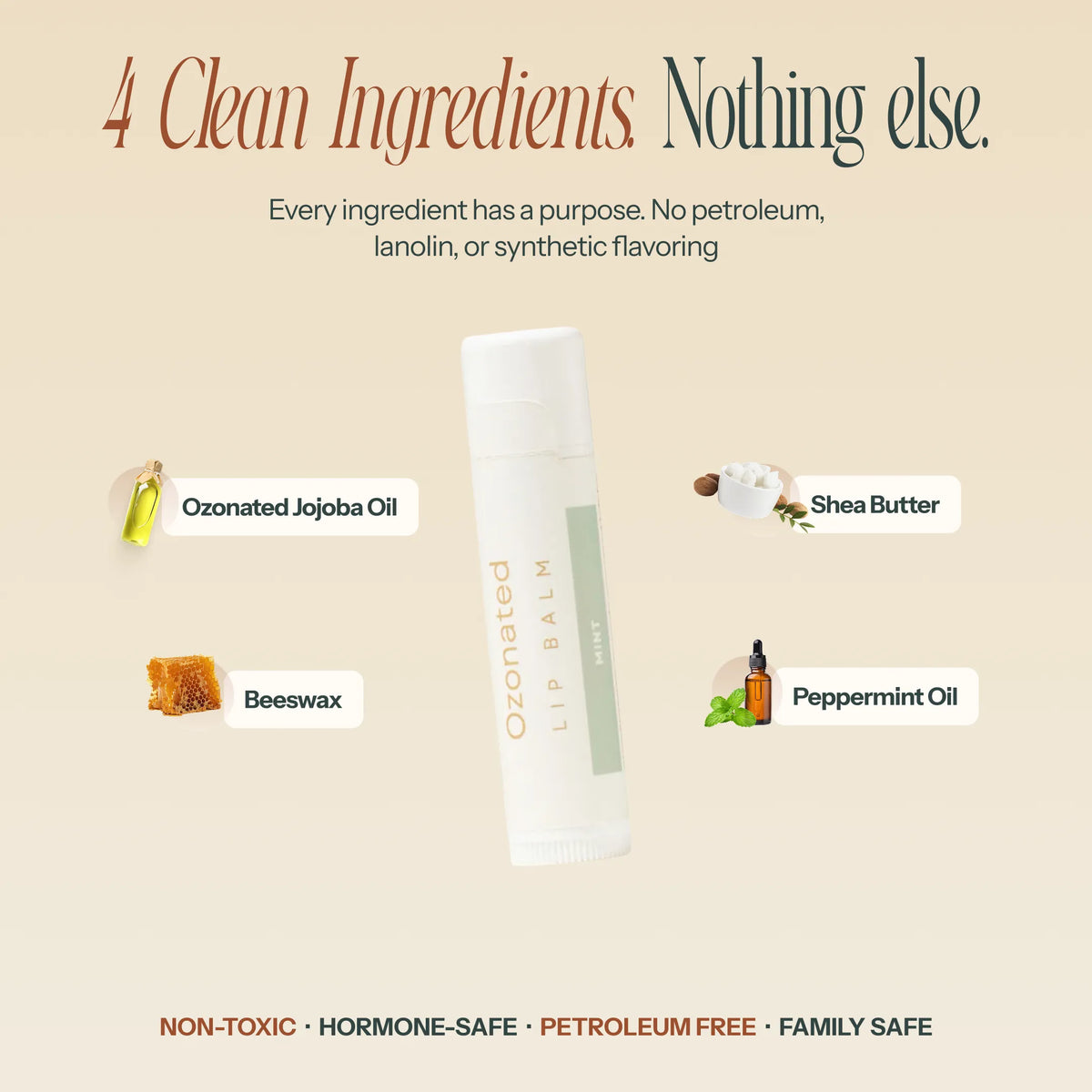 Ozonated Lip Balm