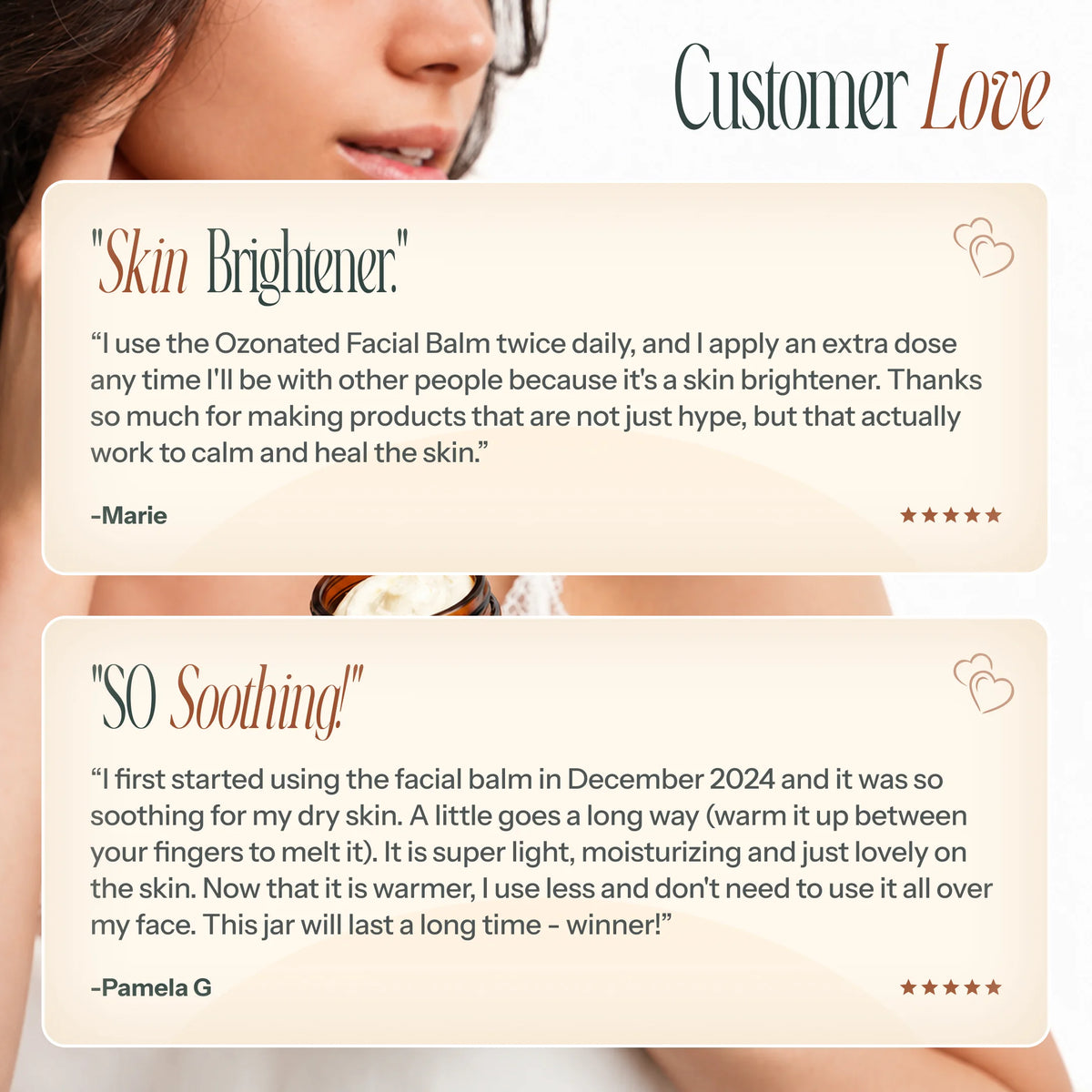 Ozonated Facial Balm