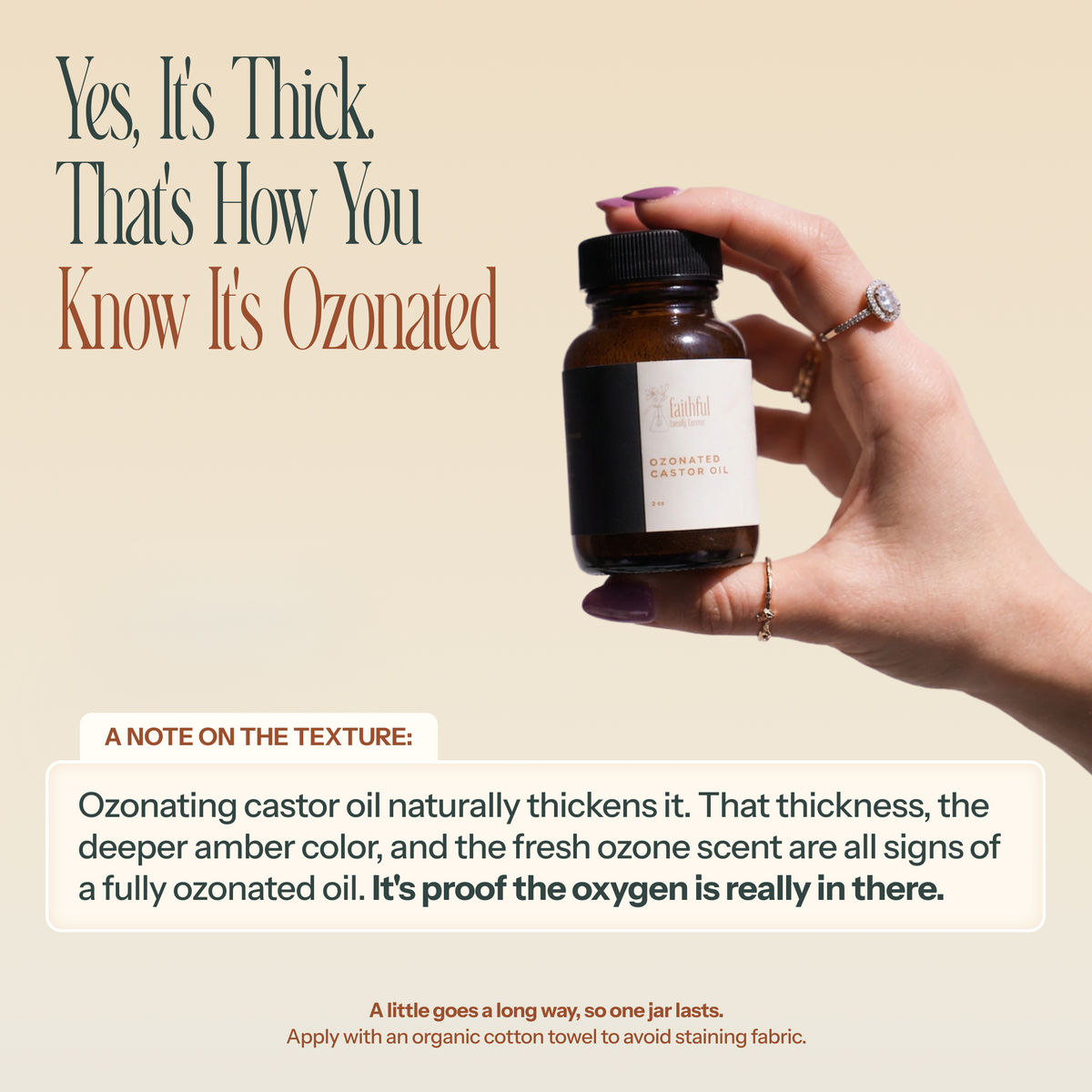 Ozonated Castor Oil