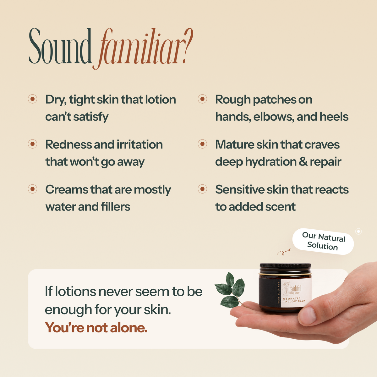 Ozonated Tallow Balm