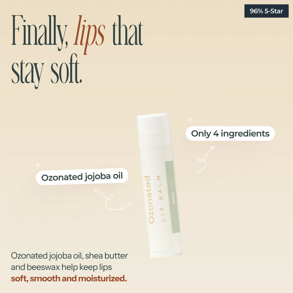 Ozonated Lip Balm