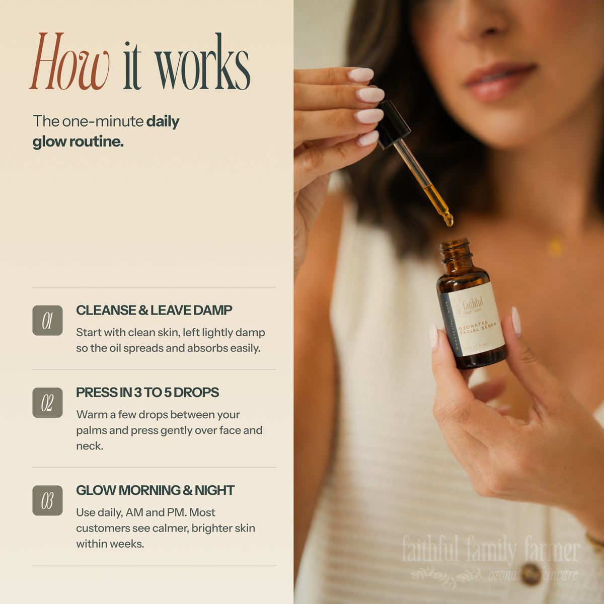 Ozonated Facial Serum
