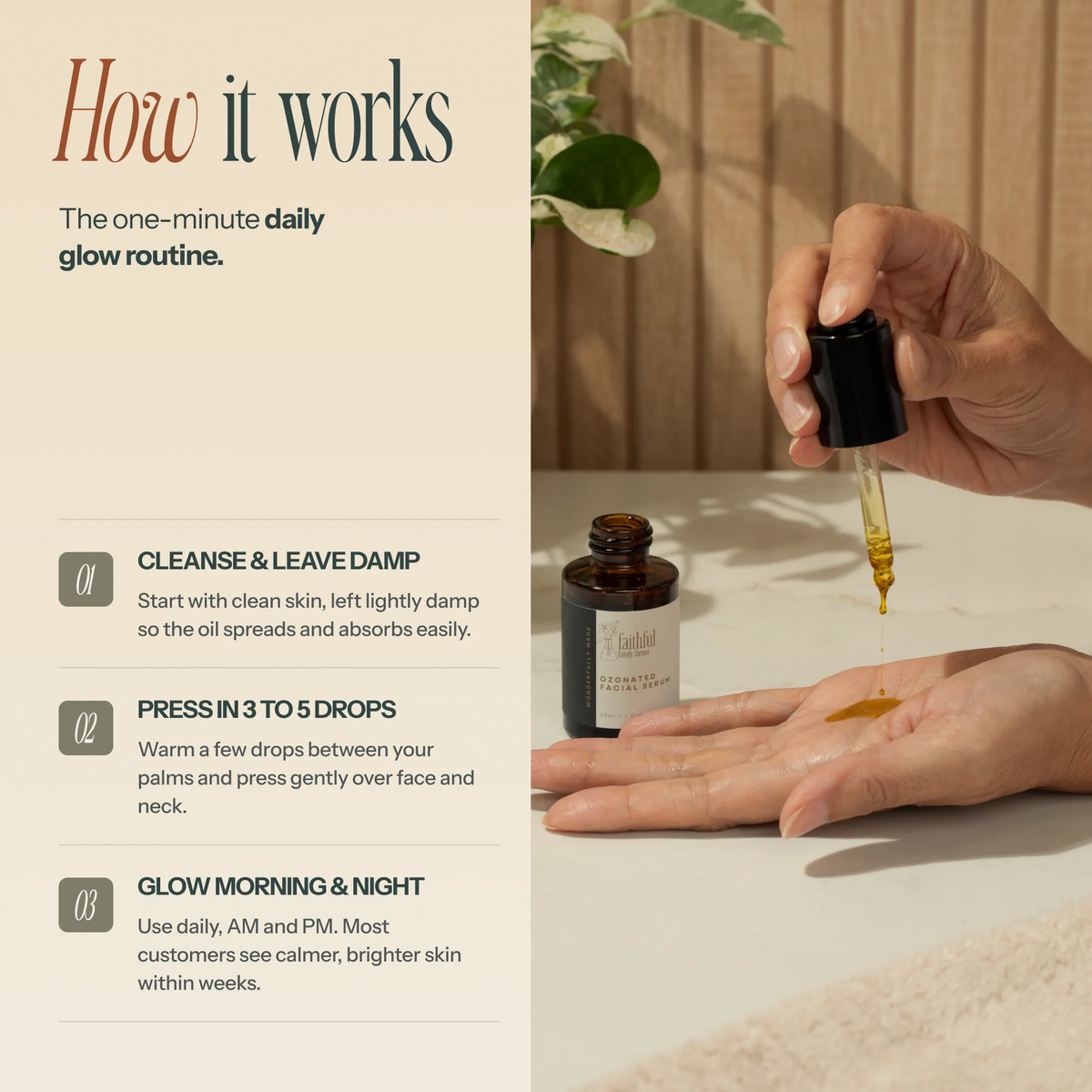 Ozonated Facial Serum