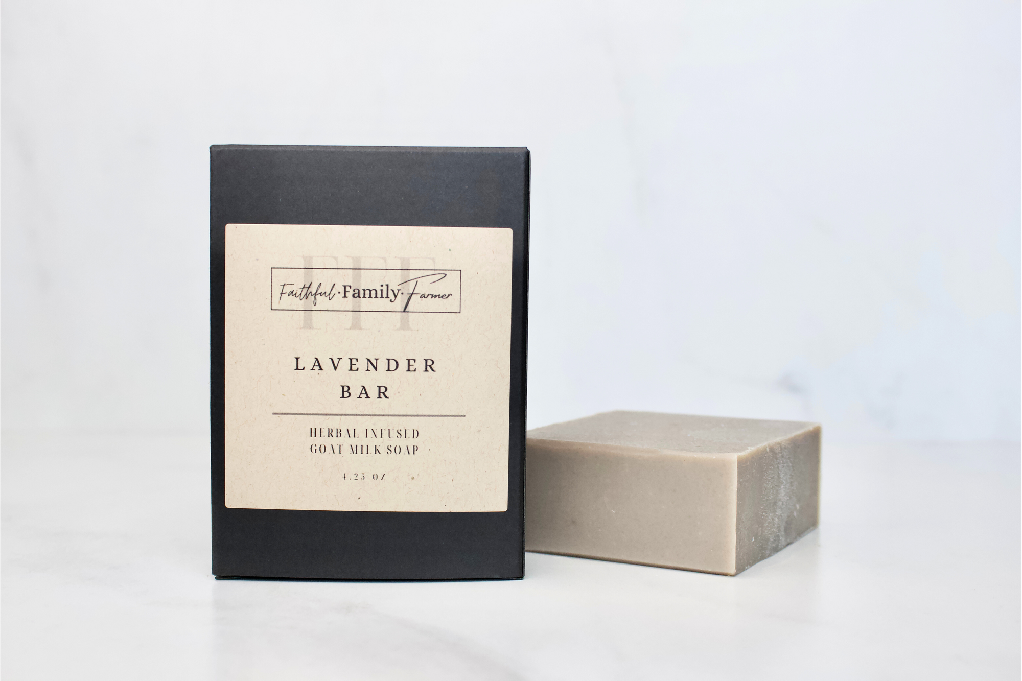 Lavender Calendula Raw Goat Milk Soap