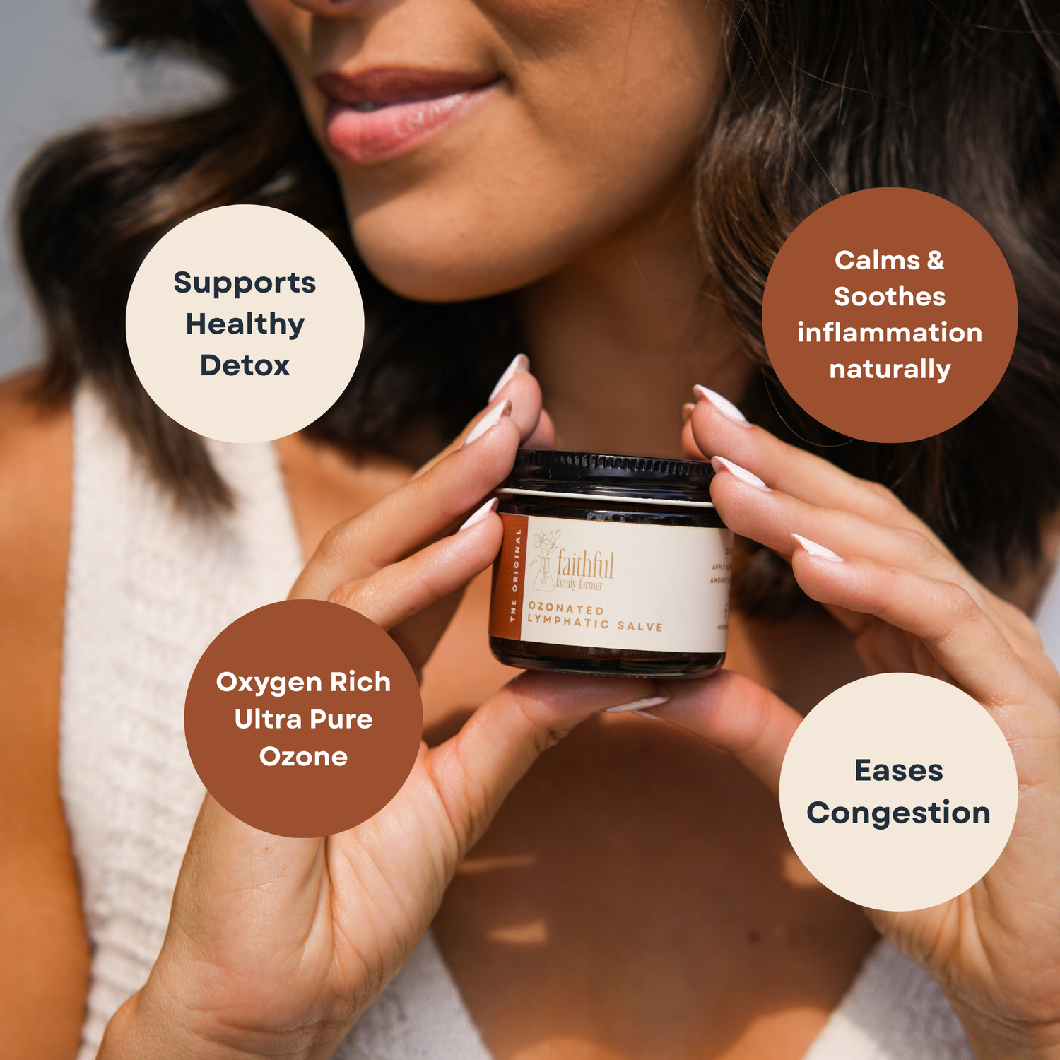 ozonated lymphatic salve