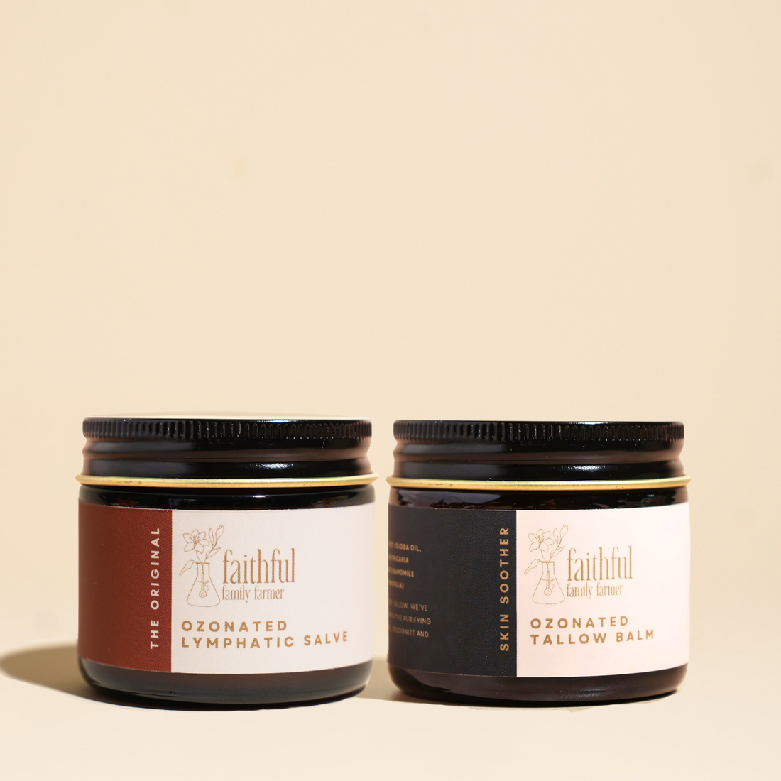 ozonated tallow balm &amp; ozonated lymphatic salve